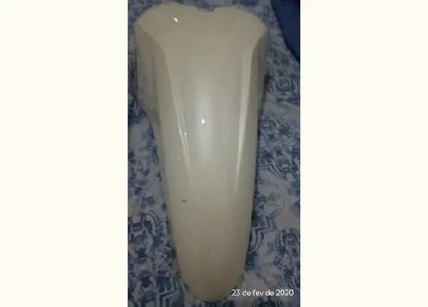 Paralama dianteiro Biz 125 branca 2019 2020