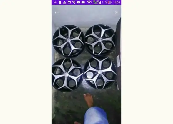 Vendo lindo jogo de roda aro 15 cinco furos