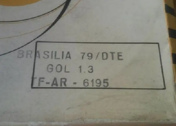 Par de Fitros de ar Brasilia