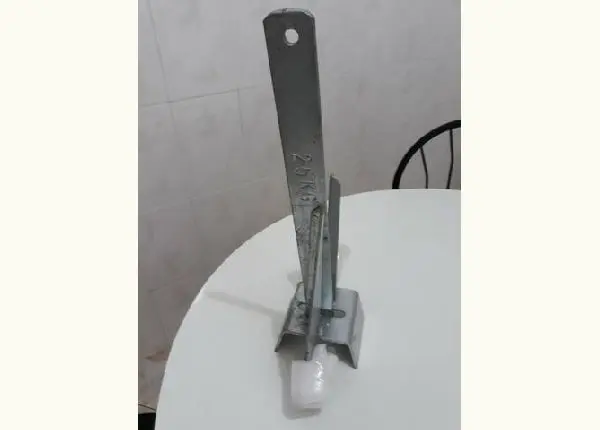 Ancora galvanizada modelo danforth 2, 5 kg