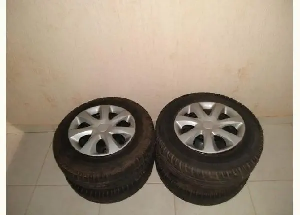Roda 13 4x100 com pneu