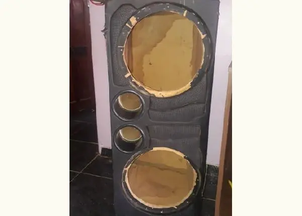 Caixa de grave pra 2 sub de 12