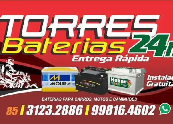 Promoção de baterias no feriadão