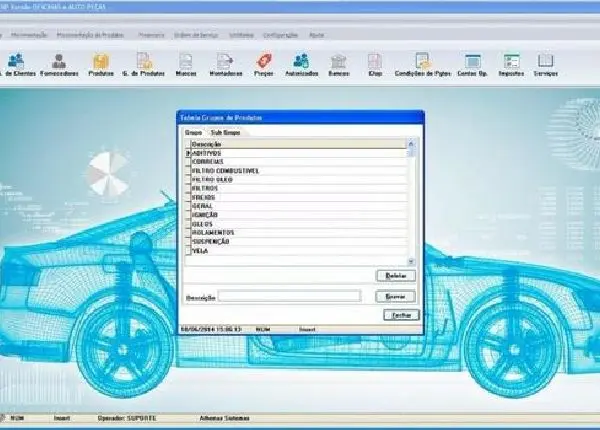Sistema ´para oficinas auto eletricas lojas moto em geral etc sem mensalidade