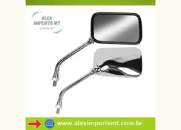 Retrovisor Cromado Para Honda Cbx Strada 200 Todos Anos