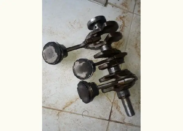 Eixo virabrequim pistão biela completo renault sandero 1.0 2019 3 cilindros 3 cc