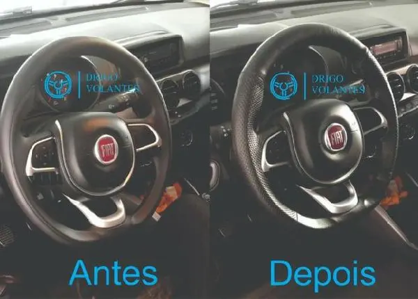 Capa para Volante Costurada a mão