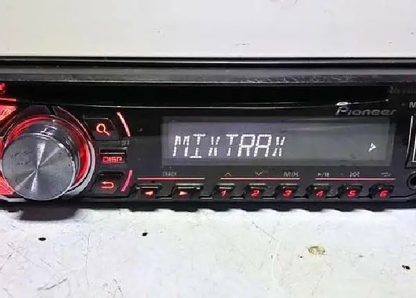 Som carro teipe rádio pionner