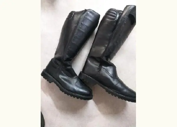 Bota cano longo motoqueiro