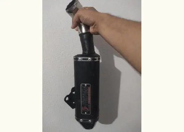 Ponteira de escapamento fortuna para motos 125cc