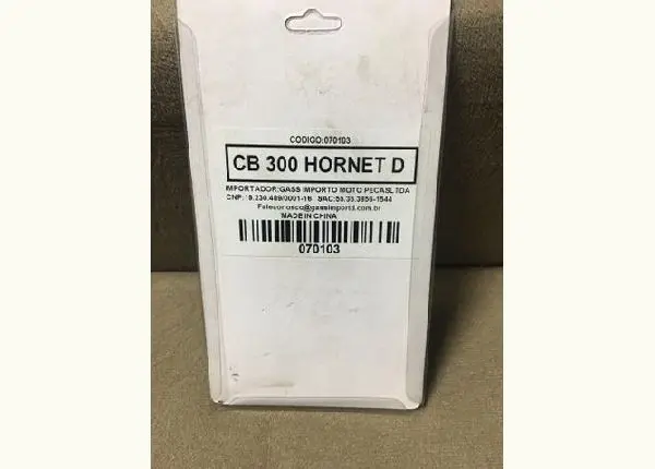 Pastilha freio dianteiro GASS Cb300/hornet abs