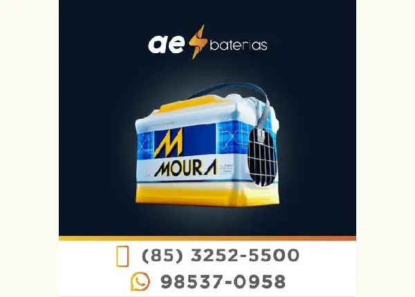 Bateria 50Ah moura do virtus, kicks e mobi