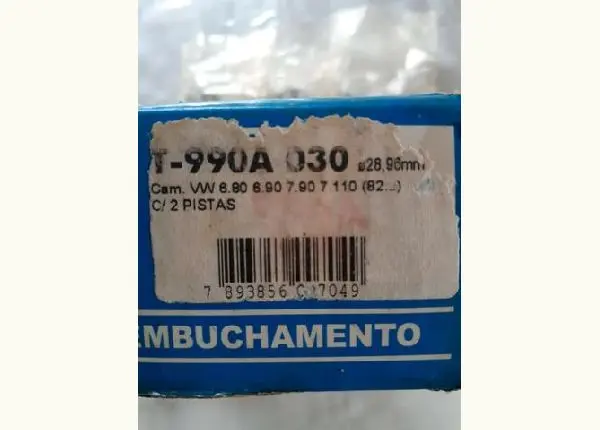 Jogo de embuchamento para caminhoneta f.1000 vw butuem t-990A 030