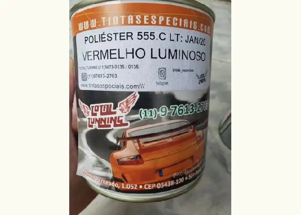 Tinta ( RED METALIC do Tiozão ) para motos !