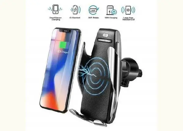 Suporte Carregador Veícular Por Indução Original Ajustável