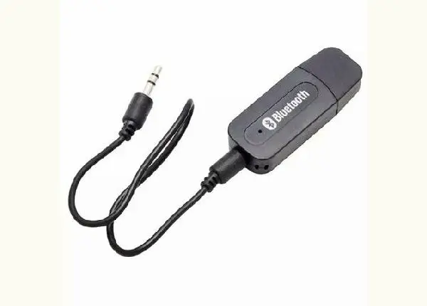Adaptador Áudio Receptor Música Usb Saída Auxiliar Bluetooth Celular Tv Car