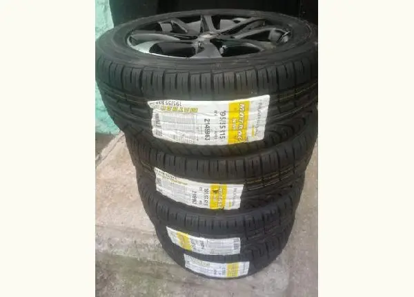 Jogo de Rodas Aro 15 = 195/55