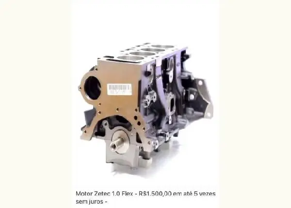 Motor Ford Zetec 1.0 Flex
