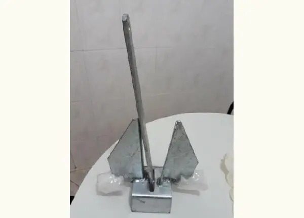 Ancora galvanizada modelo danforth 2, 5 kg