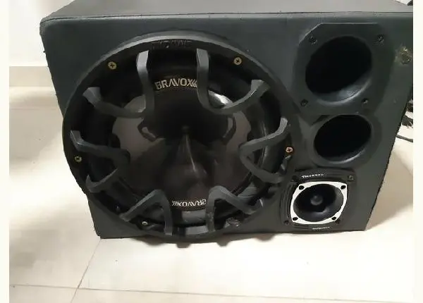 Caixa trio de 12 bravox+modulo
