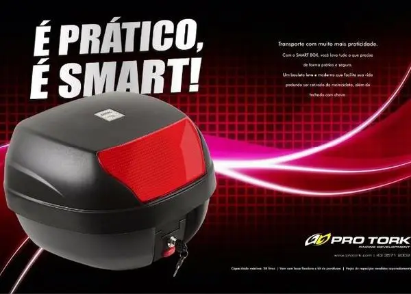 Bau para moto 28 litros novo a pronta entrega