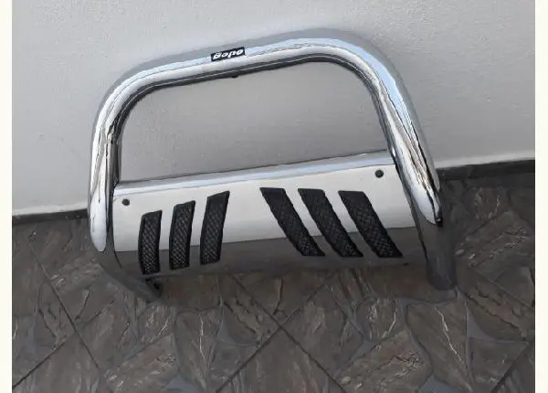 Parachoque Impulsão quebra mato cromado inox Bepo para S10