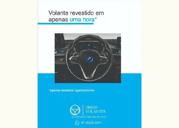 Capa para Volante Costurada a mão