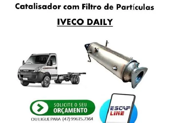 Catalisador com filtro partículas Ducato Daily Master HR