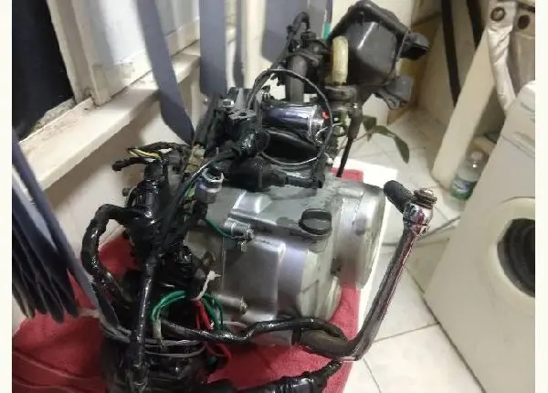 Motor 100 cc partida elétrica completo com chicote