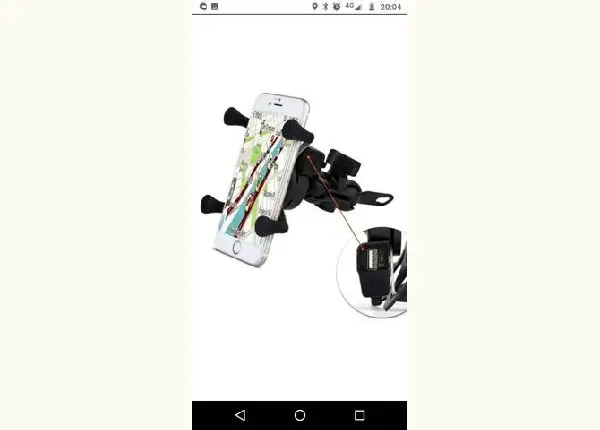 Suporte carregador de celular pra motos