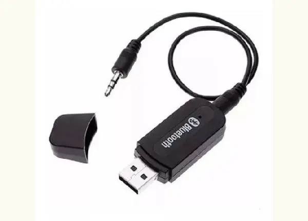 Receptor Bluetooth Áudio Stereo Usb P2 Adaptador Som Aux