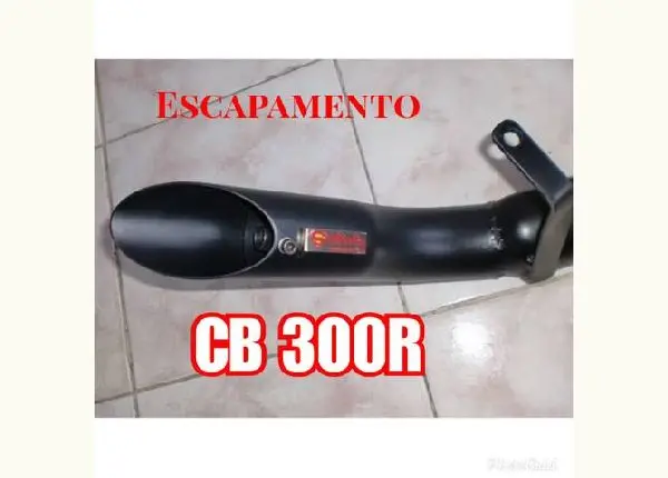 Escapamento dimensionado soffiato cb 300R + brinde Sonda lambda