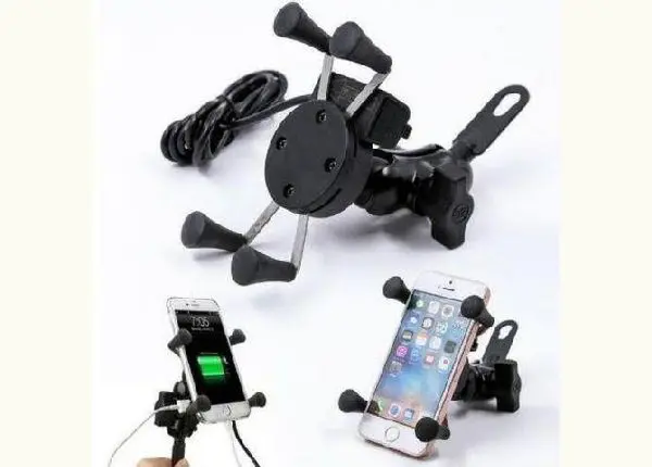 Suporte Carregador Para Moto Articulado Universal