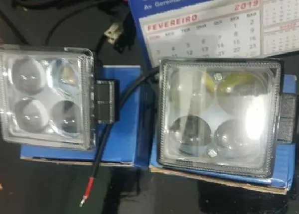 2x farol milha led universal NOVOS Kombi