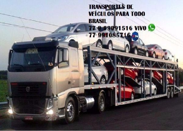Transporte em caminhão cegonha para todo Brasil