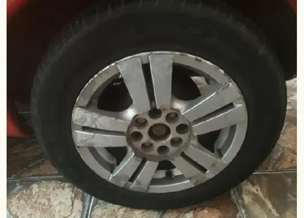 Rodas esportivas aro 14 com pneus