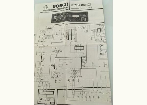 Manual e esquema elétrico Bosch Rio de Janeiro PLL 50 watt