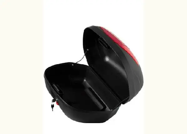 Vendo caixa para moto com suporte completa