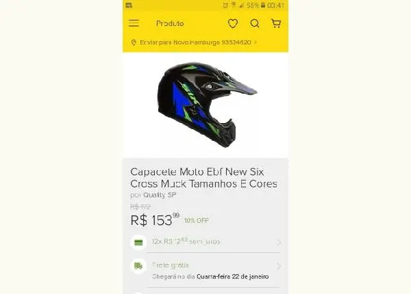 Capacete para moto convencional, de trilha e para bicicross