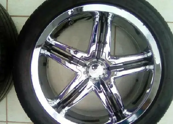 Rodas cromadas