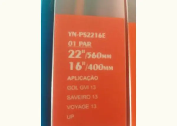Palheta específicas gol savero Voyage