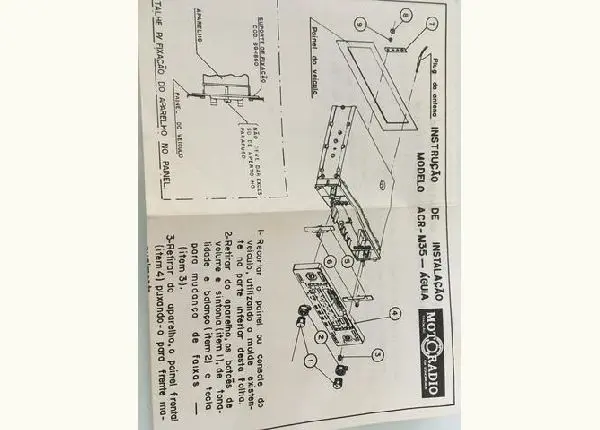 Manual motoradio águia 50 watts ?santa Matilde?