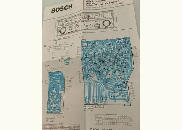 Manual e esquema elétrico Bosch SAN Diego 25watt