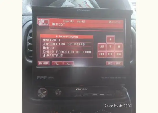 Som de carro Robocop Pioneer tiro do carro quando tiver comprador