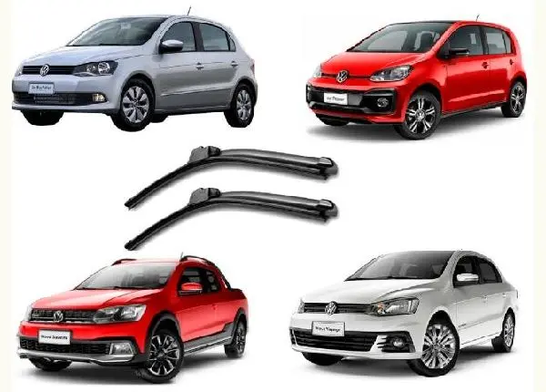 Kit Palheta Limpador Para-brisa Volkswagen Gol G6, Saveiro, Voyage, Up!