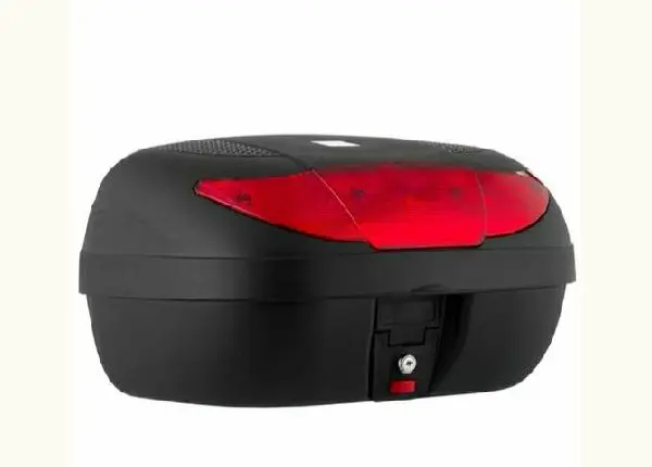 Vendo caixa para moto com suporte completa