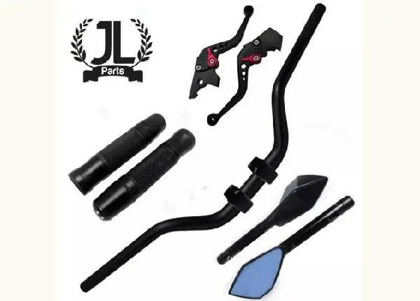 Kit importado Retrovisor manete manopla e guidon Importados rizoma spencer Tomok JL Parts