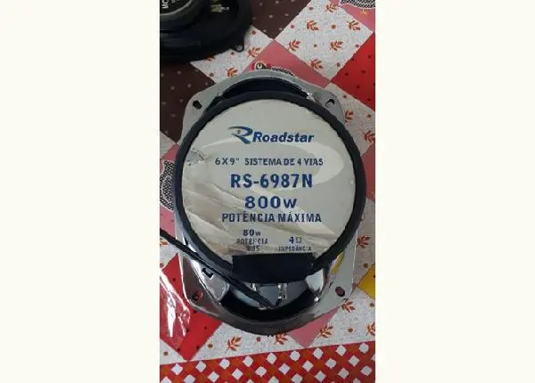 Alto Falantes 6X9 800W base de alumínio + 2 dantes de portas de Brindes