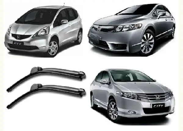 Kit Palheta Limpador Para-brisa Honda Civic, Fit, City