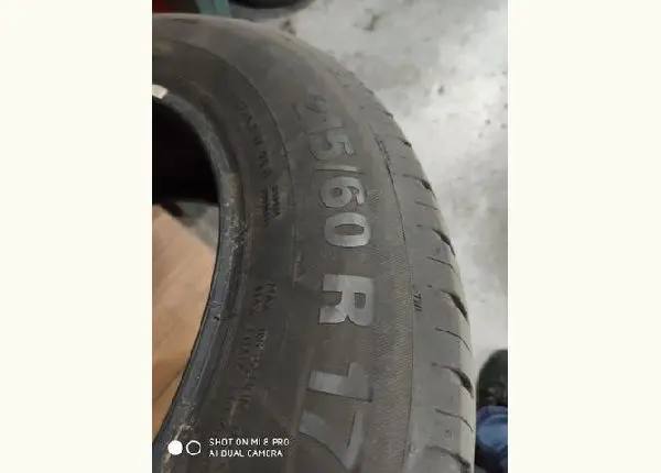 10x cartão sem juros!!!Raridade!!!pneu 215/60-17 continental com + de 80% de vida útil